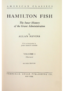 Hamilton Fish Volume I