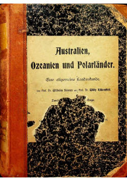 Australien Ozeanien und Polarlander 1902 r.