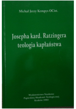 Josepha kard Ratzingera teologia kapłaństwa