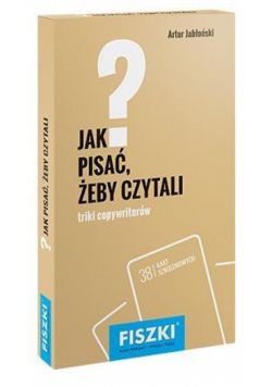 Fiszki. Jak pisać, żeby czytali?