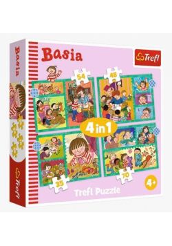 Puzzle 4w1 Przygody Basi TREFL