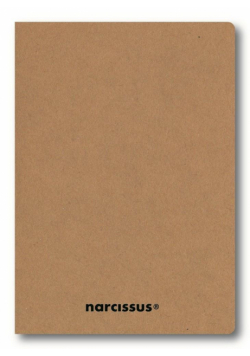 Zeszyt A5/56K kratka Eco Kraft (6szt) NARCISSUS