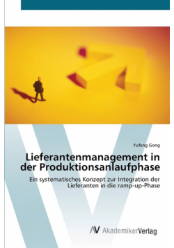 Lieferantenmanagement in der Produktionsanlaufphase