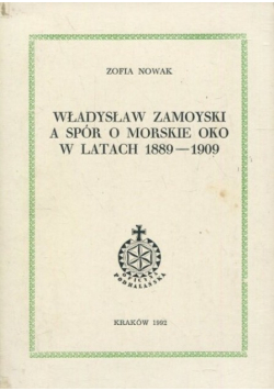 Władysław Zamoyski A Spór O Morskie Oko