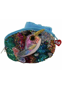 Ty Fashion - cekinowa torba nerka Narwal