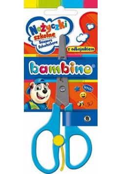 Nożyczki szkolne z odbojnikiem BAMBINO
