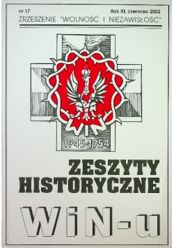 Zeszyty historyczne win u nr 17