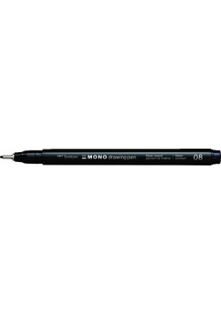 Cienkopis Mono drawing pen czarny 08 0.6mm (4szt)