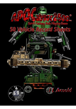 APOCalypse 2500 50 Vehicle Record Sheets