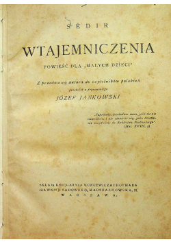Wtajemniczenia 1920 r.
