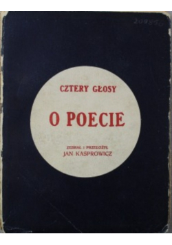 Cztery głosy O poecie 1910 r.