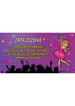 Zaproszenia Young nr 14 (opakowanie 10 szt)