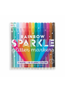 Flamastry z brokatem Rainbow Sparkle Glitter Mark