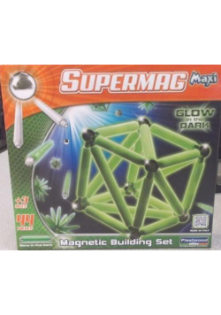 Klocki konstrukcyjne. SupermagMaxi Glow 44