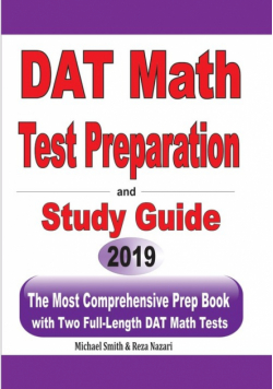DAT Math Test Preparation and study guide
