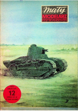 Mały modelarz nr 12 Czołg lekki Renault R17