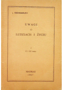 Uwagi o ludziach i życiu