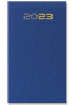 Terminarz 2023 Tygodniowy niebieski