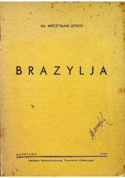 Brazylja 1936 r.