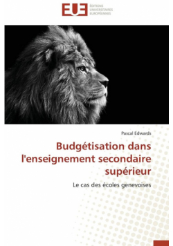 Budgétisation dans l'enseignement secondaire supérieur