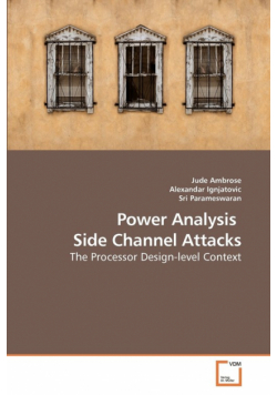 Power Analysis     Side Channel Attacks