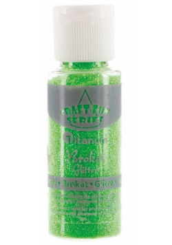 Brokat w słoiczku 20ml neon zielony