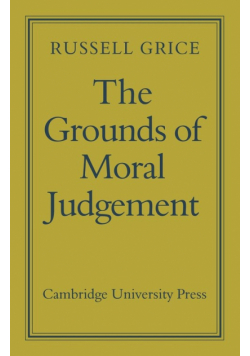 The Grounds of Moral Judgement
