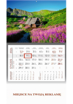 Kalendarz 2024 jednodzielny Hala gąsienicowa
