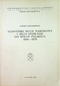 Słowieński ruch narodowy i jego stosunek do spraw polskich 1848 1879