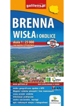 Mapa sztabowa - Brenna, Wisła i okolice 1:25 000