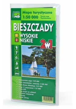 Mapa turystyczna Bieszczady 2w1 WIT