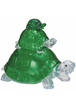 Crystal puzzle Żółwie