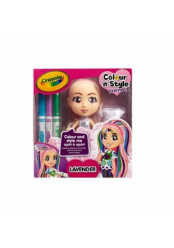 Lalka Colour'n'Style Friends Lavender CRAYOLA