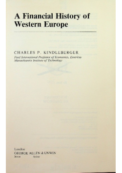 A financial history of western europe