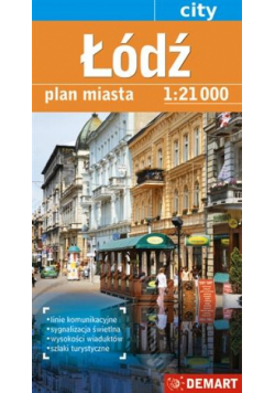 Plan miasta - Łódź 1:21 000 DEMART