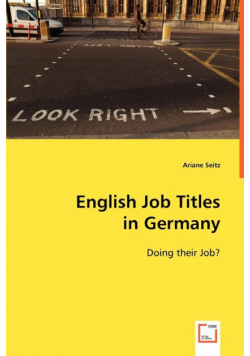 English Job Titles in Germany