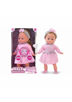 Lalka Natalia mała gwiazdeczka w sukience 36cm