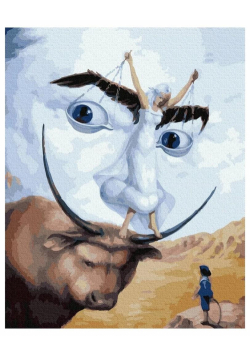 Malowanie po numerach - Abstrakcja Dali 40x50cm