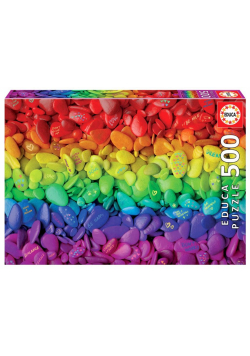 Puzzle 500 Kolorowe kamienie G3
