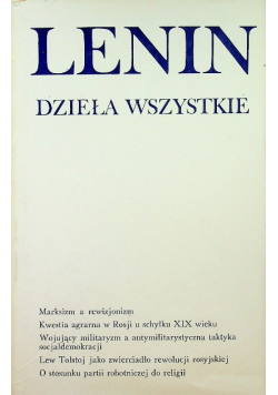 Lenin Dzieła wszystkie Tom 17