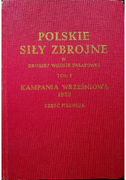 Polskie siły zbrojne w drugiej wojnie światowej Tom II część 1