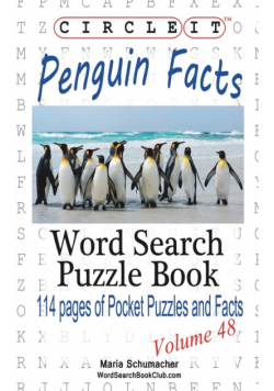 Circle It, Penguin Facts, Word Search, Puzzle Book