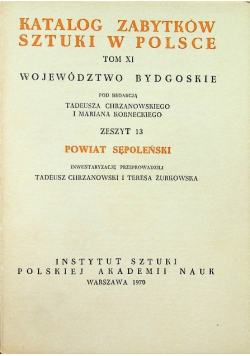 Katalog zabytków sztuki w Polsce Tom XI Zeszyt 13