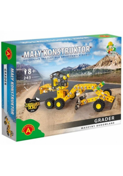 Mały Konstruktor Maszyny Budowlane - Grader ALEX