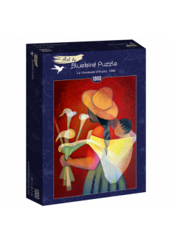 Puzzle 1000 Manuella, Kobieta z kwiatami, 1996