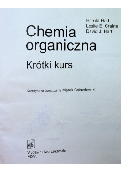 Chemia organiczna Krótki kurs