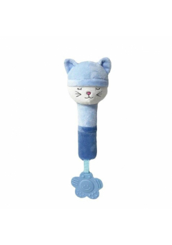 Kotek niebieski z dźwiękiem 17cm