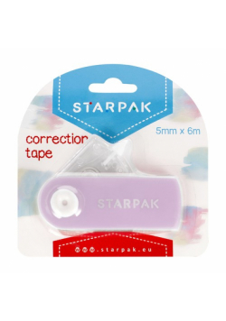 Korektor w taśmie 5mm/6m Pastelowy fiolet 12 sztuk