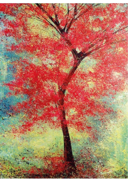 Karnet B6 z kopertą The Red Tree