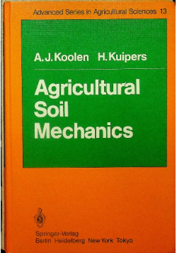 Agricultural soil mechanics